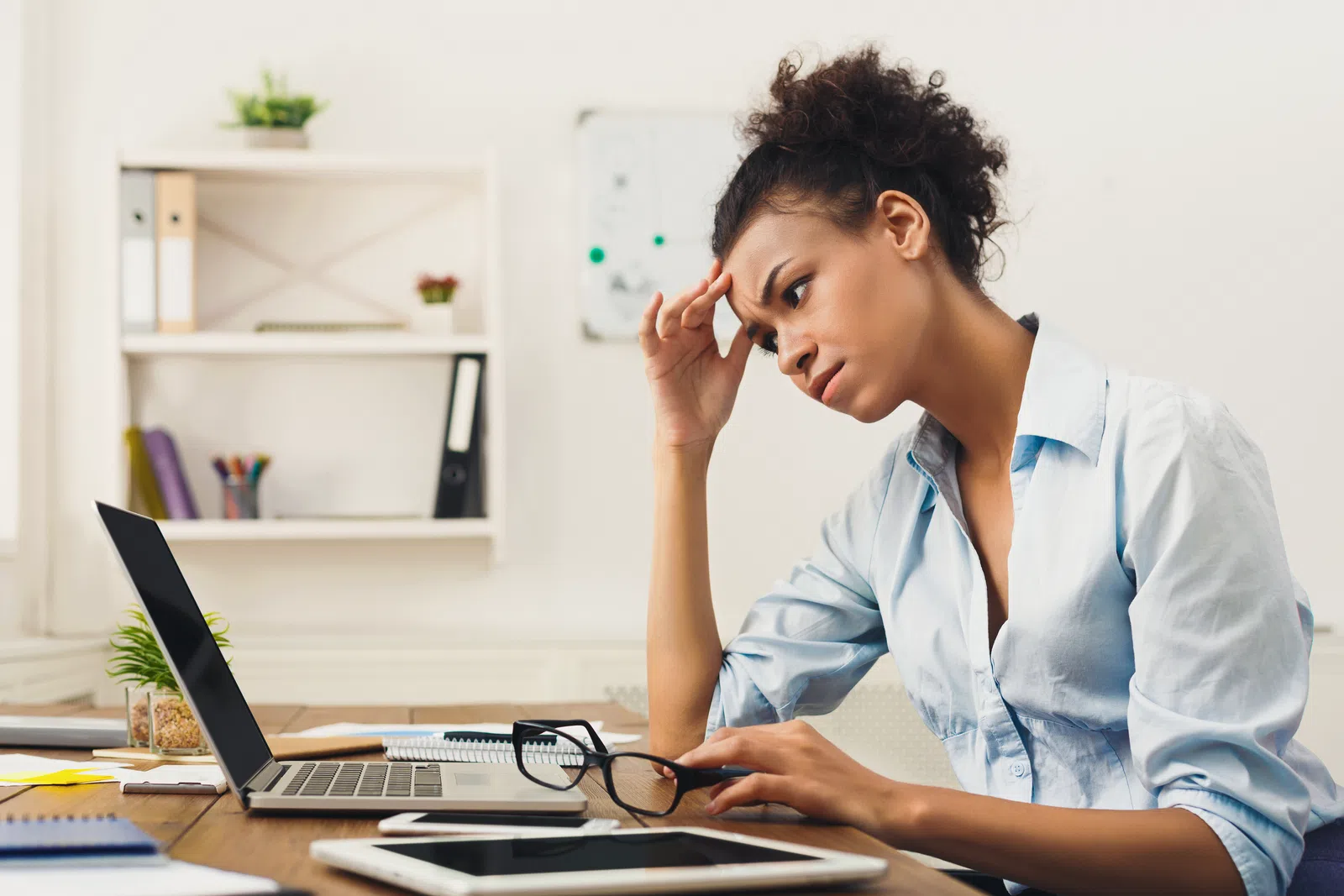 a person working on the laptop