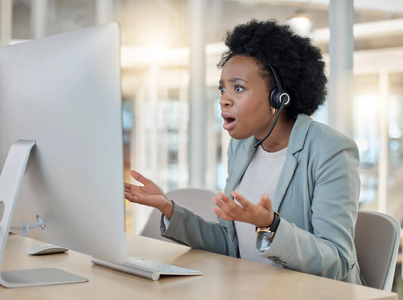 a person wearing headphones